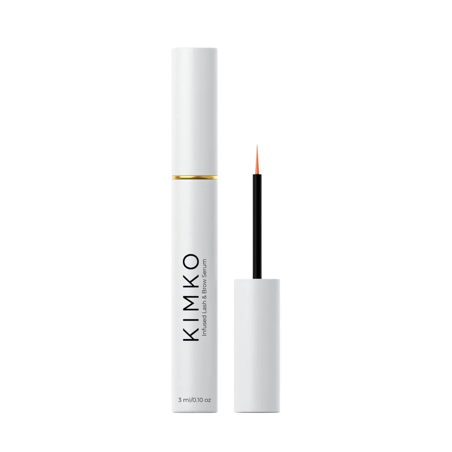 KIMKO Infused Lash and Brow Serum with biotin, peptides, and collagen for naturally fuller, longer, and healthier lashes and brows.