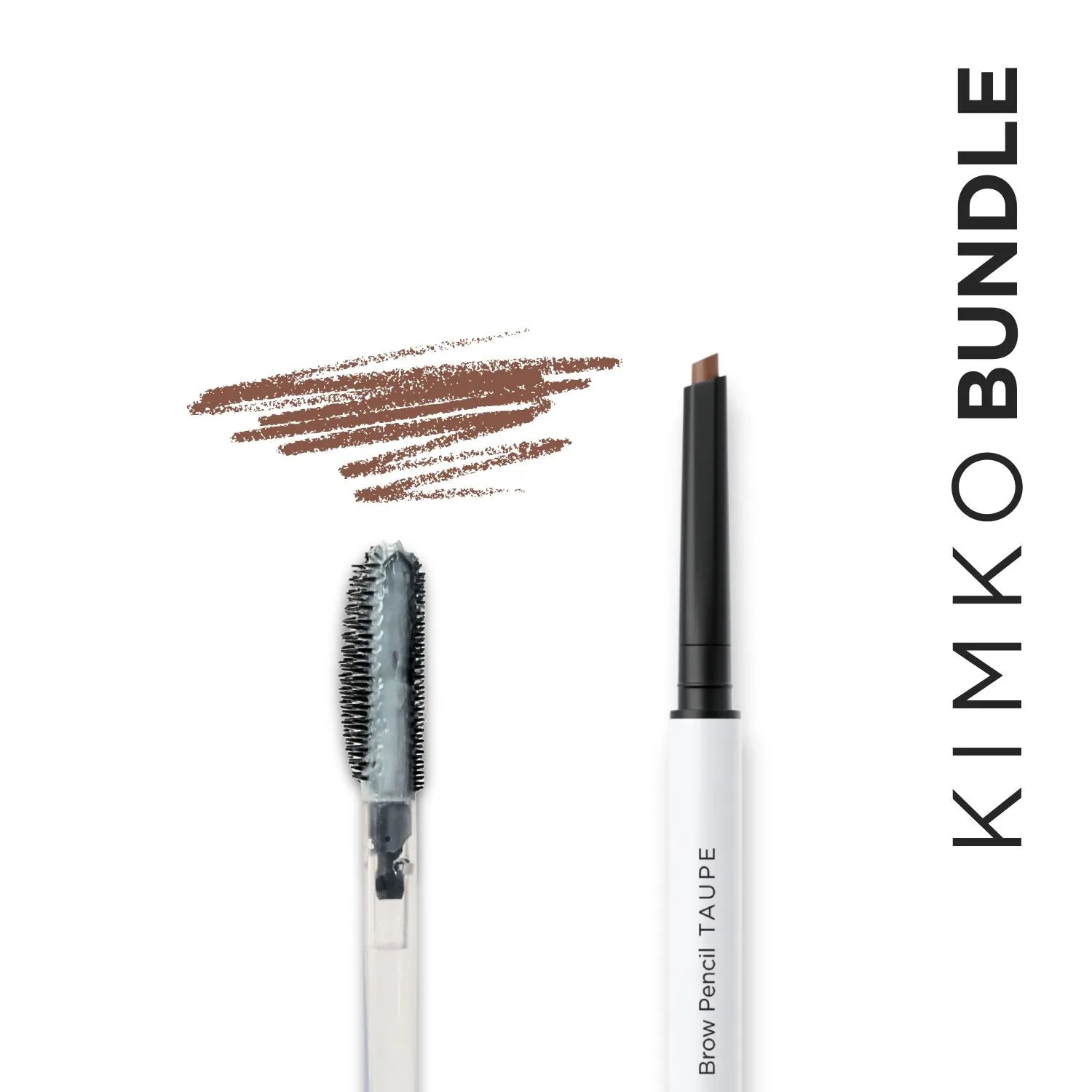 Kimko Glow-Up Lash Bundle featuring Tubing Mascara and Infused Lash & Brow Serum for fuller lashes and defined brows with peptide and biotin formula.