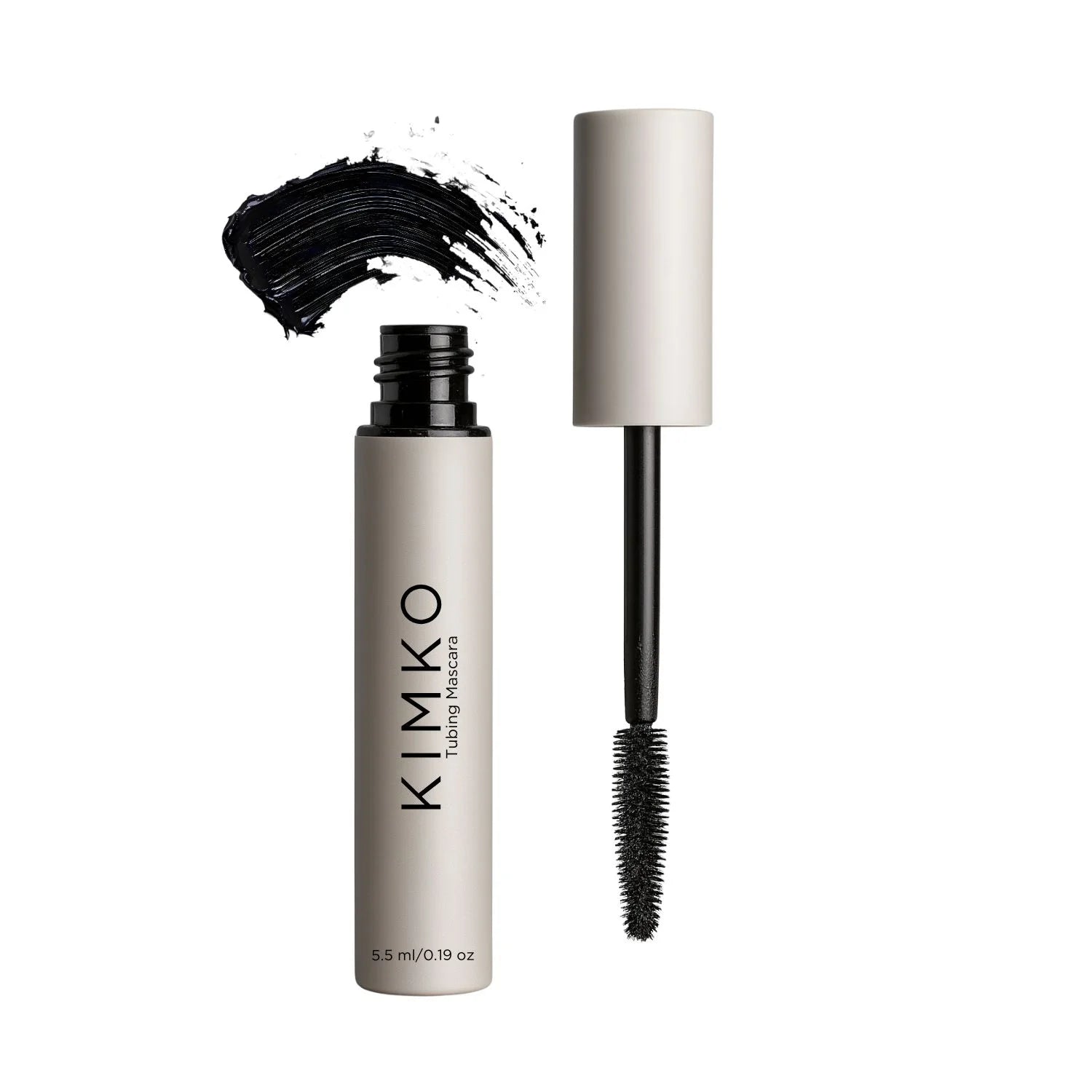 KIMKO Tubing Mascara – waterproof smudge-proof long-lasting mascara for volume length and lift, perfect for sensitive eyes and all-day wear.