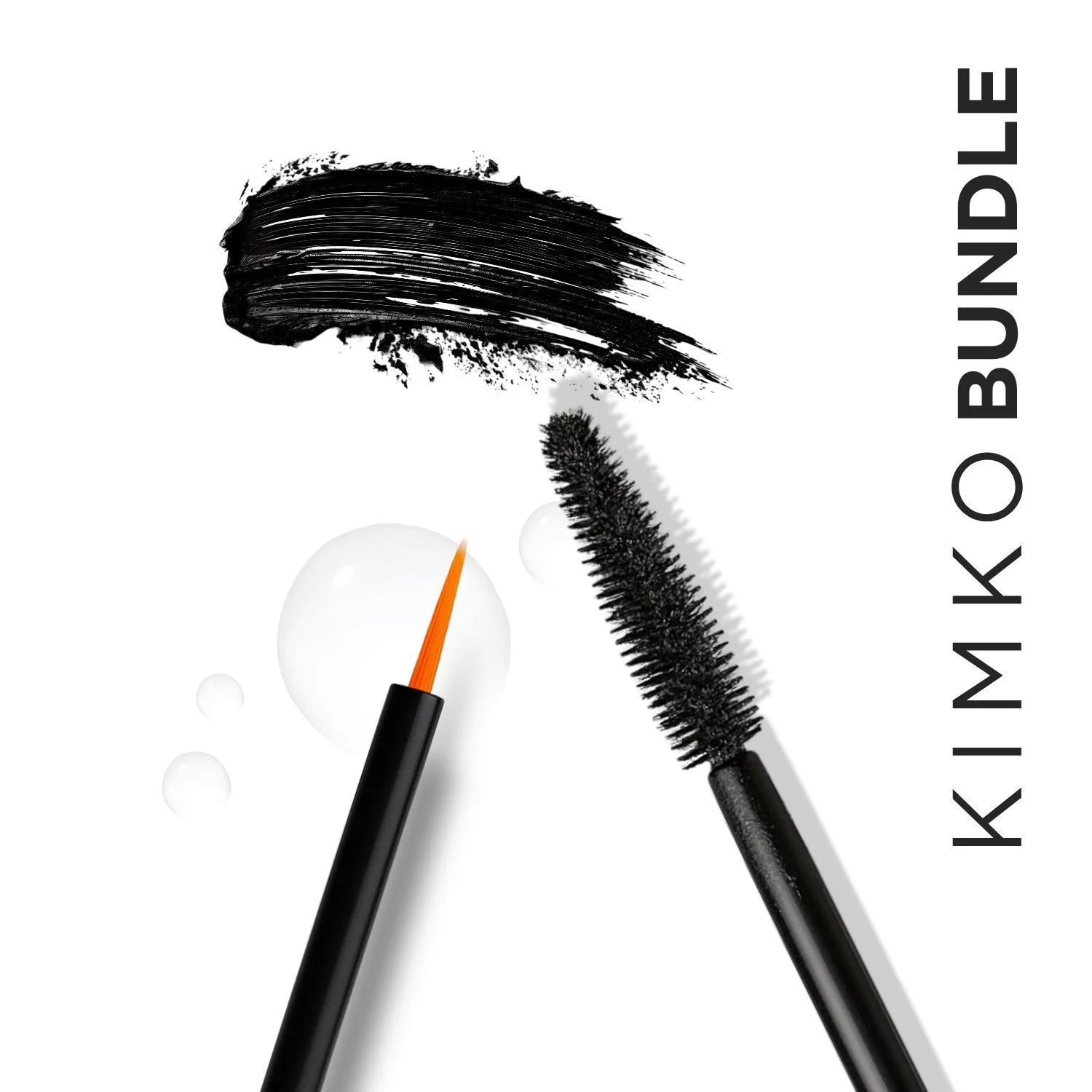 The Glow-Up Lash Bundle by KIMKO featuring tubing mascara and infused lash & brow serum for fuller, longer, and stronger lashes with smudge-proof volume.